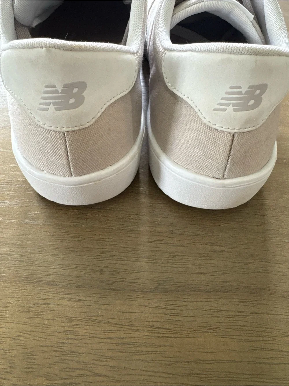 New Balance Isaac Mizrahi Beige Low Cut  Sneakers with Rainbow Eyelets 9.5